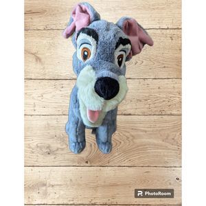 Disney Store Lady and The Tramp ‘Scamp’  Plush Stuffed Animal Dog